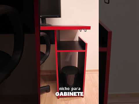 Video thumbnail of Mesa Gamer NT2065 Notável Móveis