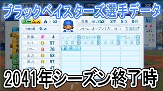 【パワプロ2021】ブラックベイスターズ2041年シーズン終了時選手データ