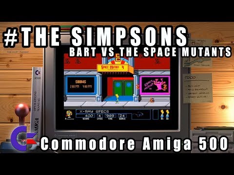 The Simpsons: Bart Vs The Space Mutants - Commodore Amiga 500 Gameplay Demo