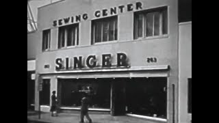 Singer Sewing Machine Company Two Models To Choose From 1954 Vintage TV Commercial HD
