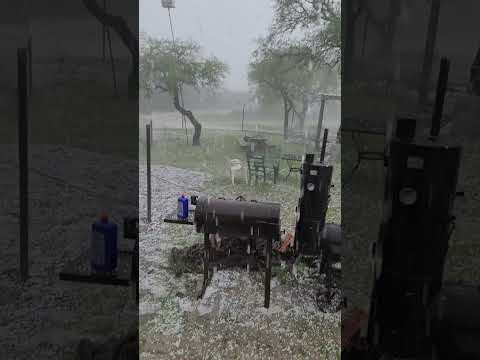 really  bad hail storm in Texas!!!