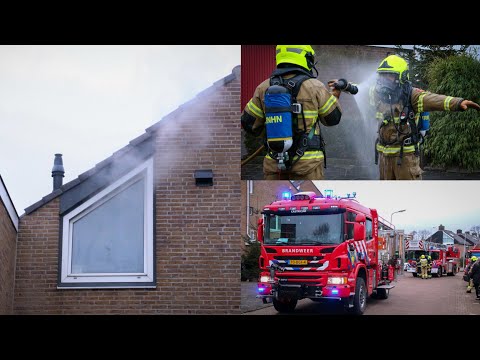 Veel rook bij brand in woning Castricum | 17/03/2021