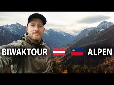 Nächtlicher Wintereinbruch in den Alpen - Biwaktour