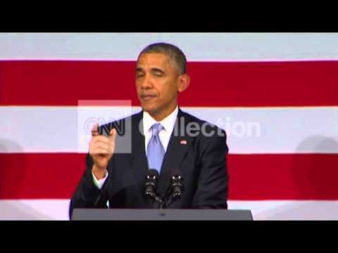 CA: OBAMA RESPONDS TO HECKLER (FUNNY)