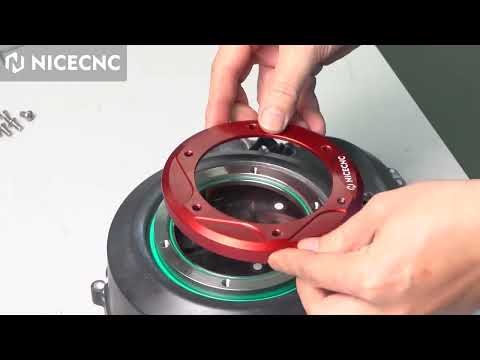 NICECNC | How to install A Brand New Transparent Clutch Cover for KTM Husqvarna GASGAS