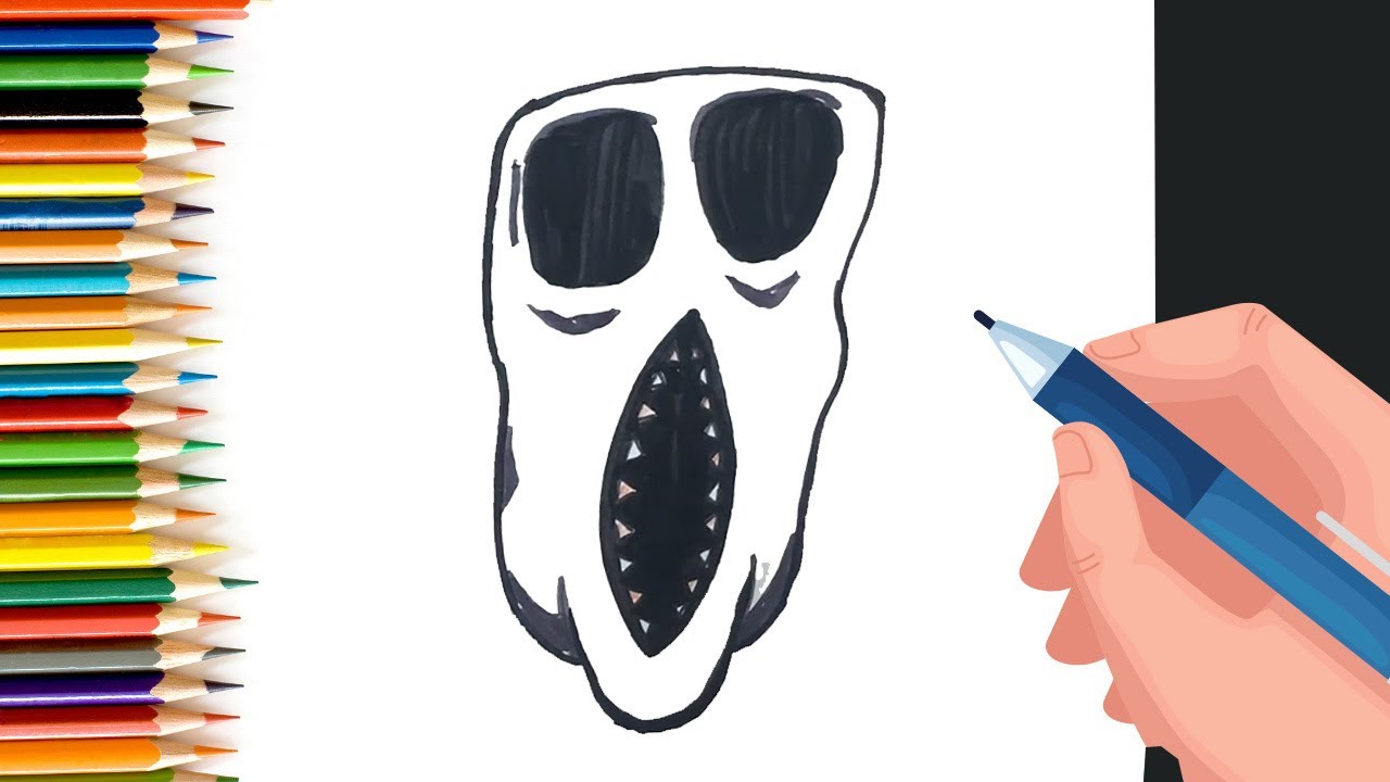 How to DRAW AMBUSH - DOORS ROBLOX for Kids