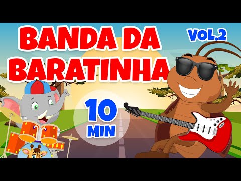 Banda da Baratinha Vol.2 - Giramille 10 min | Desenho Animado Musical