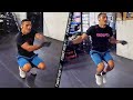 TEOFIMO LOPEZ MIMICS ROBERTO DURAN ON THE JUMP ROPE; INCREDIBLE SKILLS & FOOTWORK