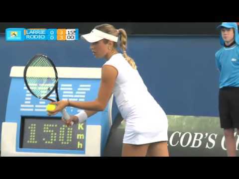 Australian Open Qualifying 2012: Larriere v Rodionova