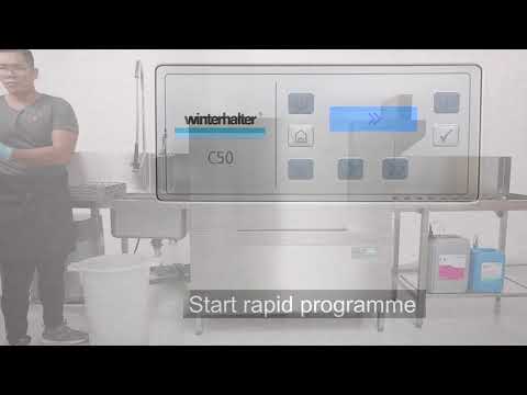 Winterhalter Rack Type Dishwasher With Dryer