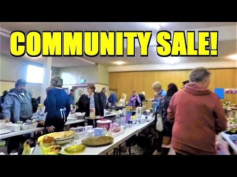 Ep46:  AWESOME VINTAGE COMMUNITY SALE FINDS!  😮😮  THRIFT WITH ME