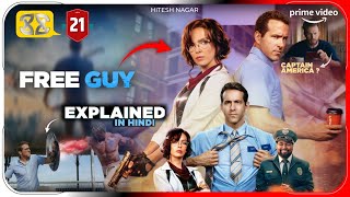 Free Guy (2021) Movie Explained In Hindi  Disney+ 