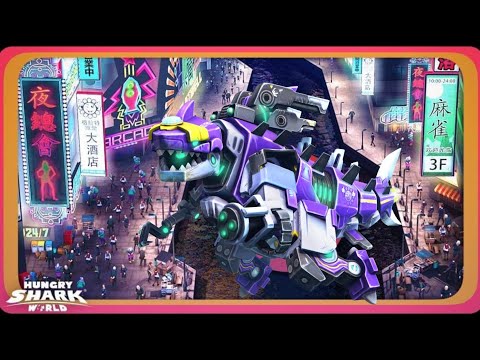 Mecha Sharkjira in South China Live Contest! - Hungry Shark World 10th