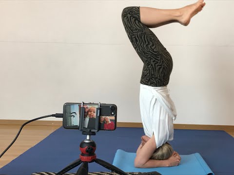 Kopfstand lernen 1, die Basis