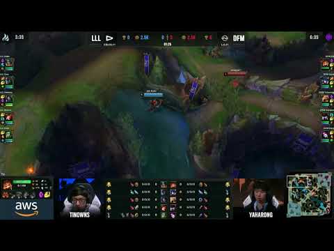 LLL vs DFM  - LLL Robo (Olaf) unsuccessful invade at level 1 - Worlds 2022