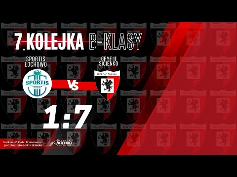 Skrót meczu Sportis Łochowo - Gryf II Sicienko 1:7