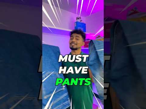 🔥3 Must Have Pants/Jeans👖 for Man 💁🏻‍♂️✅😮 #mensfashion #pants #jeans #denim #short
