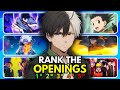 RANK THE ANIME OPENING WITHOUT KNOWING THE NEXT ONE