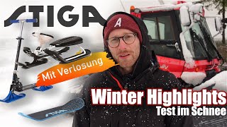 STIGA Snowracer GT | SnowKick | SnowSkate | Testfahrt & Vorstellung