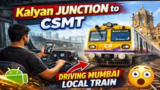 Mumbai Local Non AC Train Journey From Kalyan Jn. To CSMT || Full Gameplay || #gaming #viral #train