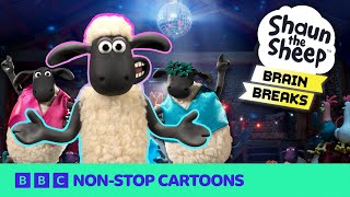 Download lagu Shaun The Sheep Dance and Freeze Brain Break 🪩 | Cartoons for Kids mp3