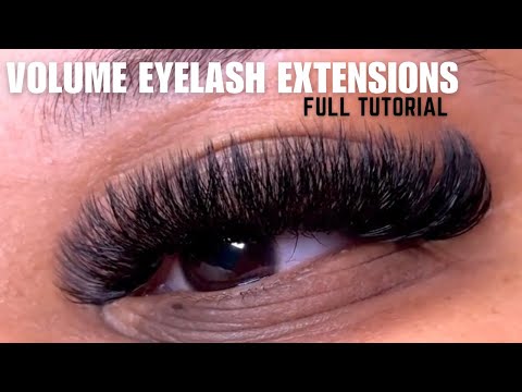 Full Volume Eyelash Extension Tutorial | The BEST TECHNIQUES for Beginners