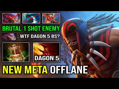 NEW Meta Offlane Bloodseeker Guide | WTF Dagon 5 + Spirit Vessel Instant 1 Shot Everyone Dota 2