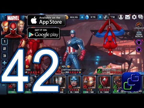 Marvel Future Fight Android iOS Walkthrough - Part 42 - Chapter 8 (NORMAL): Stages 1-2