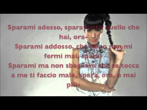 Baby K - Sparami (Testo - Lyrics on screen) HD