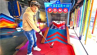 Playing The Most Unique Mini Golf Course You've Ever Seen!