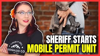 Sheriff Sets Up Mobile Permit Unit