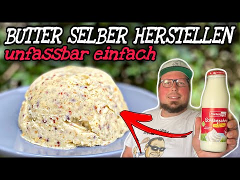Wie du Butter ganz einfach selber herstellst / Butter selber machen