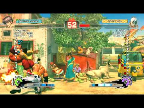 SSF4 2012 Guy (LiningAcorn) vs El Fuerte (Poongko) Japanese Ranking Match