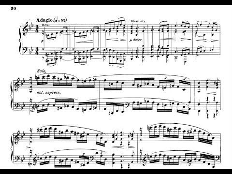 Caspar/Carl Joseph Brambach; Piano Concerto in D min, Op.39 - (1879) [2/3 Adagio.]