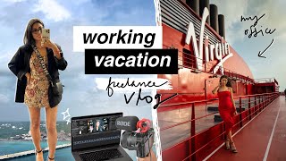 Work Week in My Life as a Full Time Content Creator (on a cruise ship)
