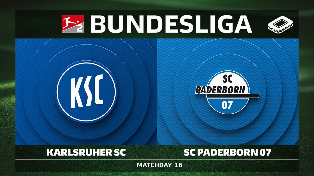 LIVE 🔴 Karlsruher SC vs. SC Paderborn 07 | Matchday 16 - Bundesliga 2 2025/26