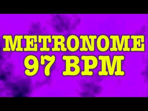 97 BPM Metronome - 10 Minute Metronome - 97BPM Click Track - 10 Minute Timer - Metrónomo 97 BPM