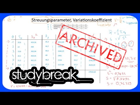 Streuungsparameter, Variationskoeffizient | Deskriptive Statistik