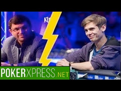 Fedor Holz tries to bluff Leon Tsoukernik at a high stakes poker cash game