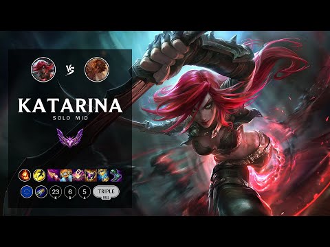 Katarina Mid vs Taliyah - EUW Master Patch 12.13