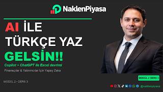 Excel'e Türkçe Yaz, Formülü AI Üretsin! | Copilot Agent Mode | Modül #