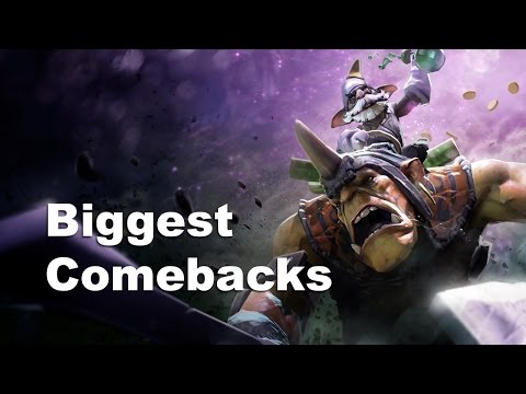 Biggest Gold/Experience Difference Comebacks in Dota 2 history