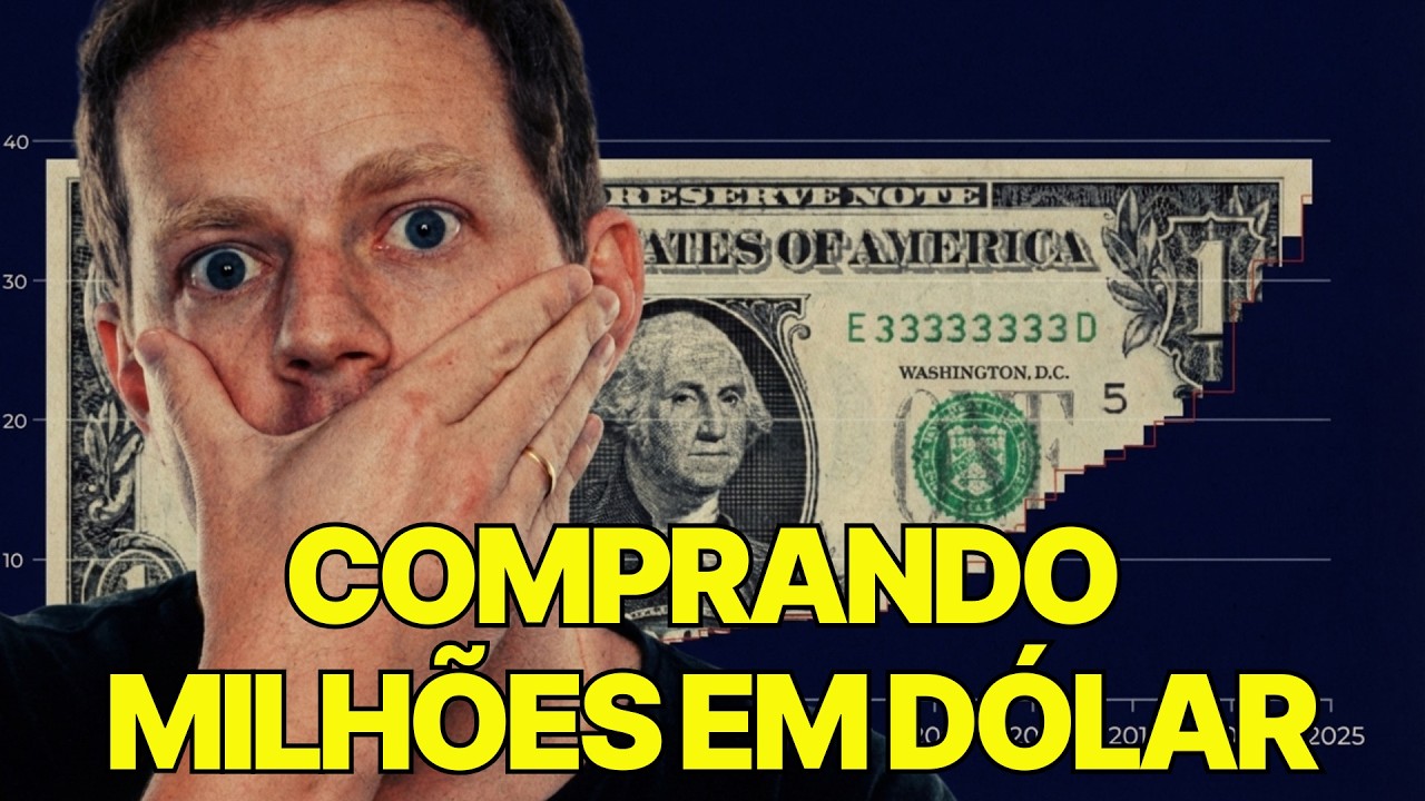 POR QUE O DÓLAR ESTÁ CAINDO TANTO? (Estou COMPRANDO pesado?)