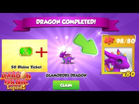 Unlocking *NEW* DRAGON EGG Glamorous!  - Dragon Mania Legends Gameplay Walkthrough Part 1540 HD