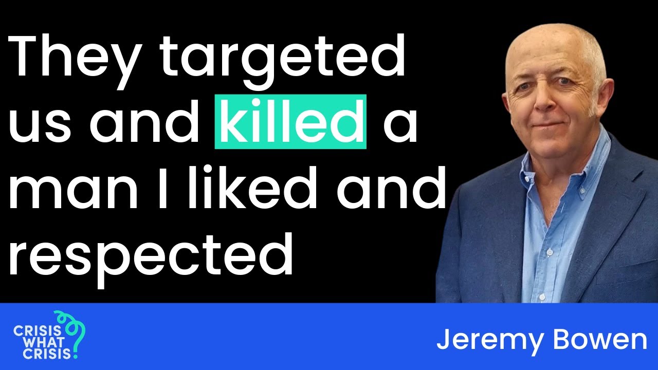 How do you cope when crisis is your career? In this powerful episode, legendary BBC war reporter Jeremy Bowen shares the highs, horrors, and healing from decades spent covering conflict. (Audio only)