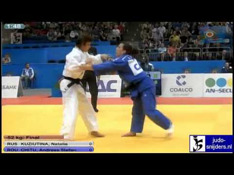 Natalia Kuziutina (RUS) - Andreea Stefania Chitu (ROU) [-52kg] final