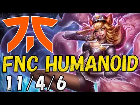 FNC Humanoid アーリ(Ahri) VS ブラッドミア(Vladimir) MID patch 12.18 NA RANK