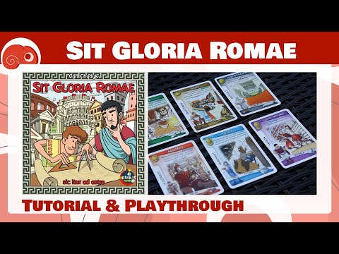 Sit Gloria Romae - 4p - Tutorial e partita completa con discussione finale
