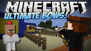 Minecraft | ULTIMATE BOWS MOD! (Rocket Launchers, Fireworks Bows &amp; More!) | Mod Showcase [1.7!]
