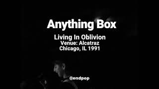 Anything Box | Living In Oblivion | #Live from #Alcatrazz #Chicago #1990s #synthpop #Peace #Abox